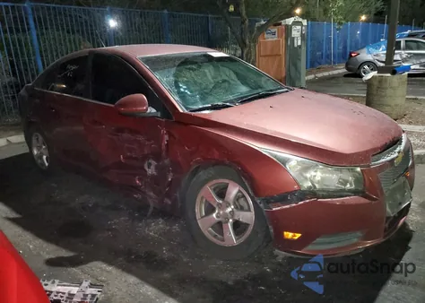 2013 Chevrolet Cruze Lt из США, поврежденный, VIN 1G1PC5SB7D7202843